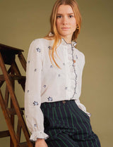 Chemise brodée Rivo