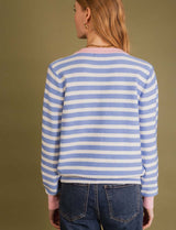 Gilet ciel & rose Adir