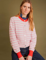 Gilet rose & rouge Adir