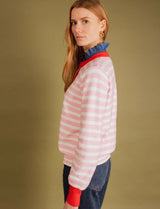 Gilet rose & rouge Adir