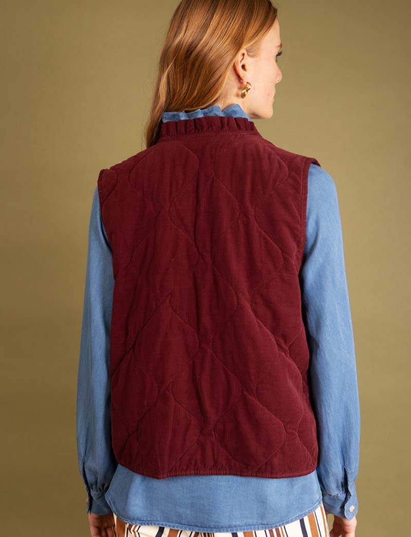 Gilet bordeaux Yann