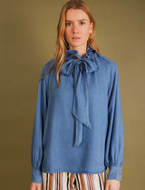 Blouse bleue Dalia