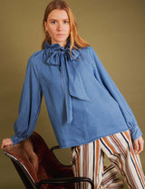 Blouse bleue Dalia