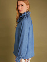 Blouse bleue Dalia