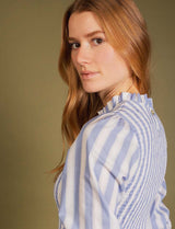 Blouse à rayures bleues Isola