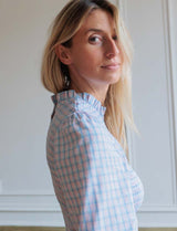 Blouse ciel & rose Kelen