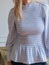 Blouse ciel & rose Kelen