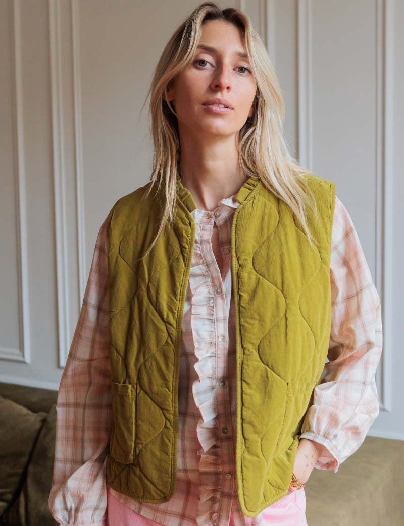 Gilet olive Yann