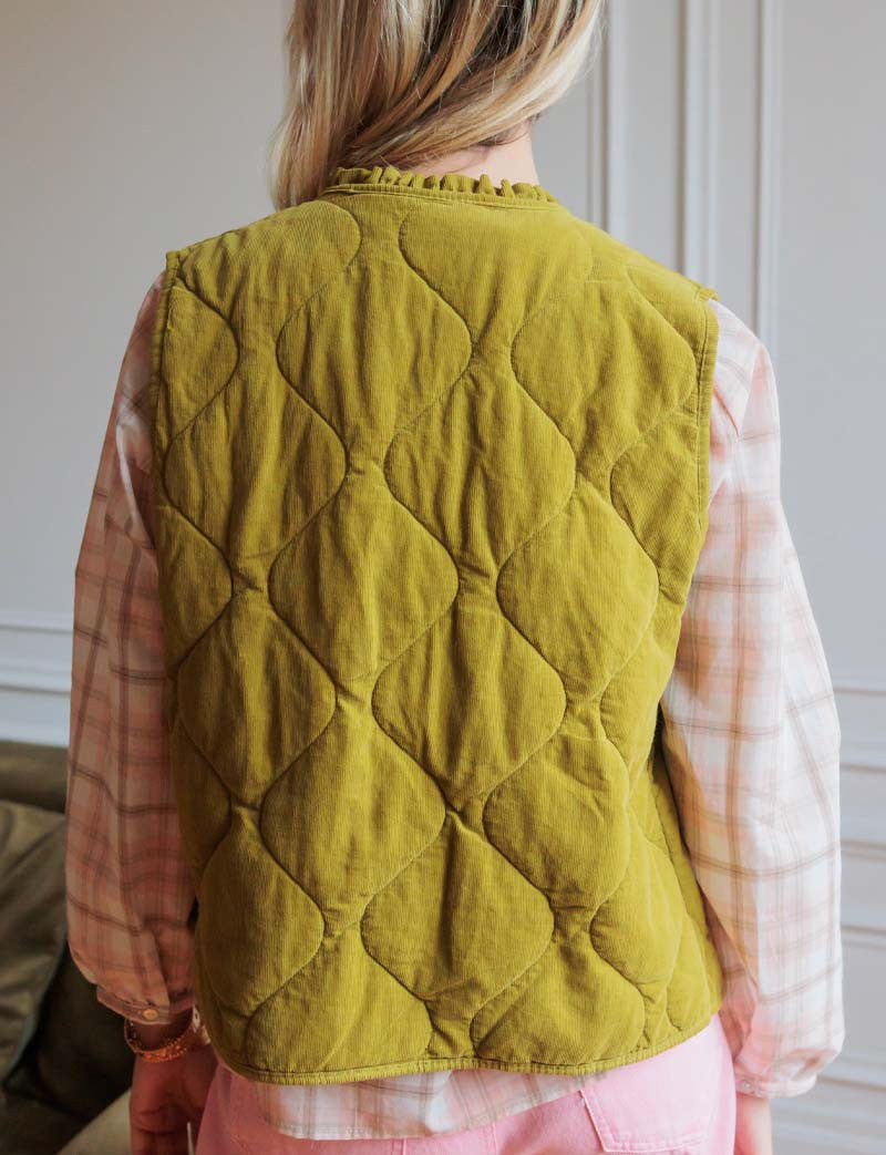 Gilet olive Yann