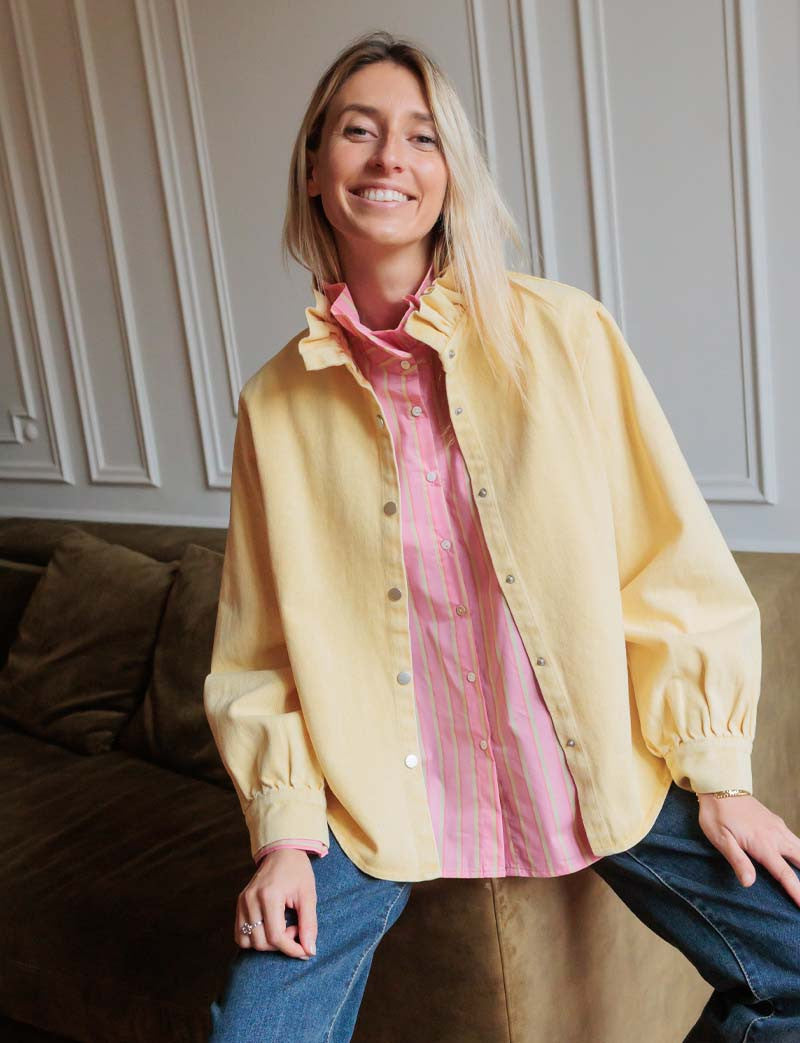 Veste jaune Vince