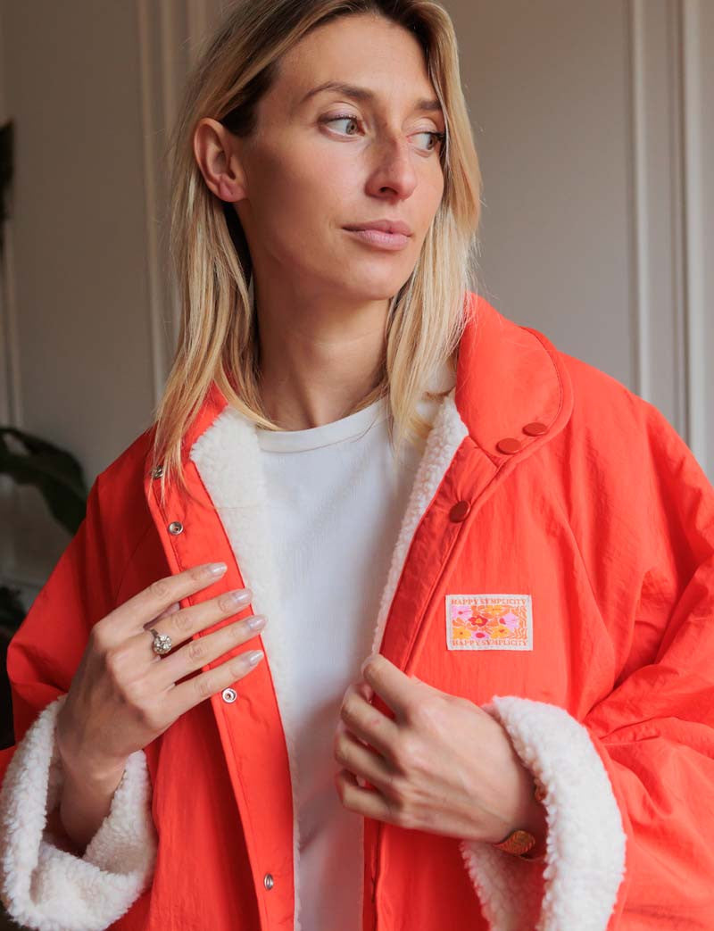 Veste corail Leone