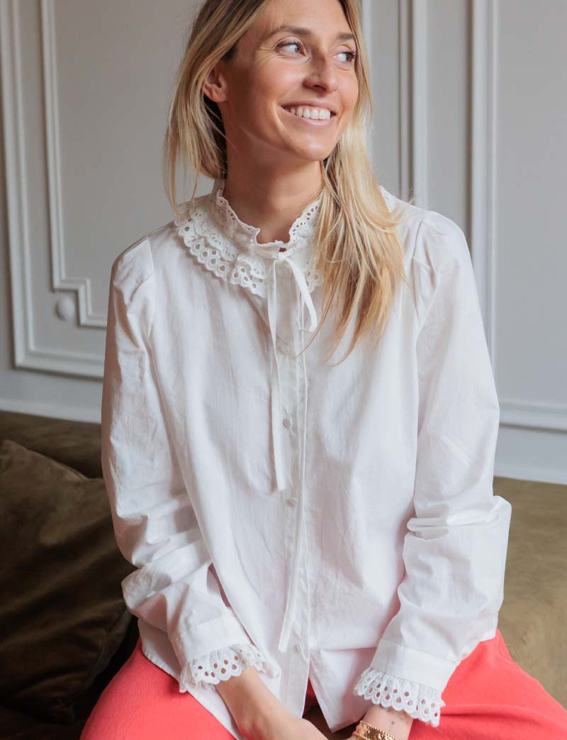 Blouse blanche Gilia