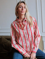 Chemise fleurie Rosel