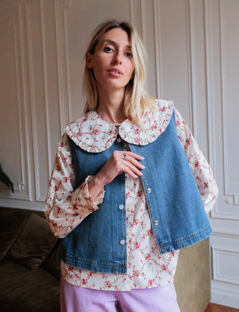 Chemise fleurie Camia