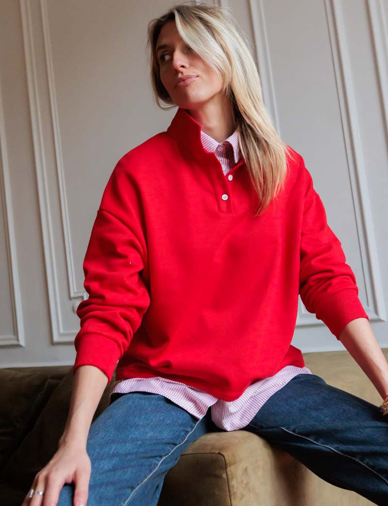 Sweat rouge Ylone