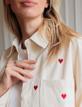 Surchemise écrue Love