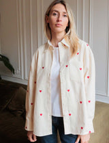 Surchemise écrue Love