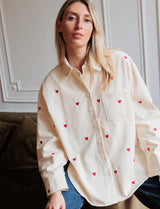 Surchemise écrue Love