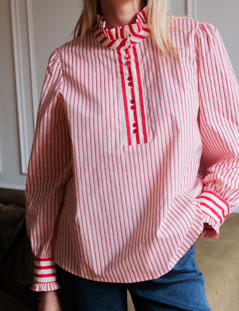 Chemise rouge Kiva
