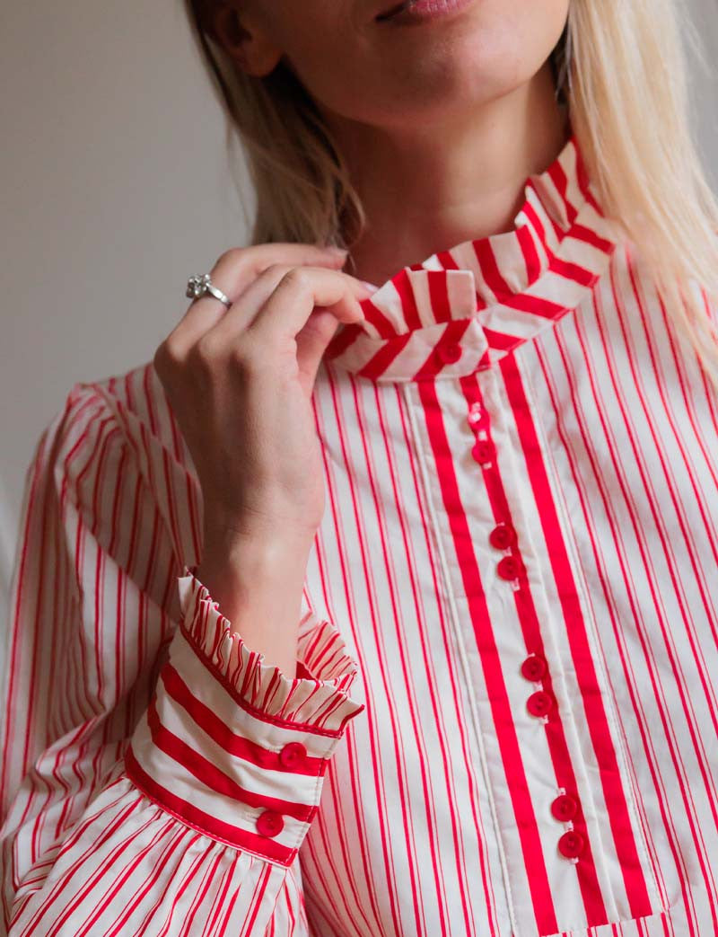 Chemise rouge Kiva