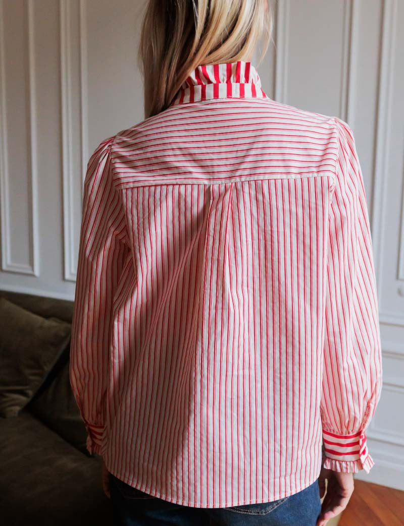 Chemise rouge Kiva