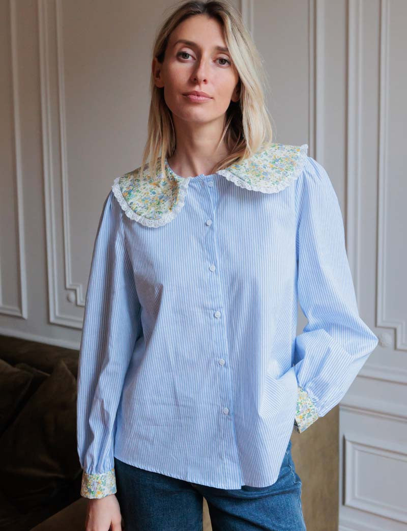 Chemise ciel Zola