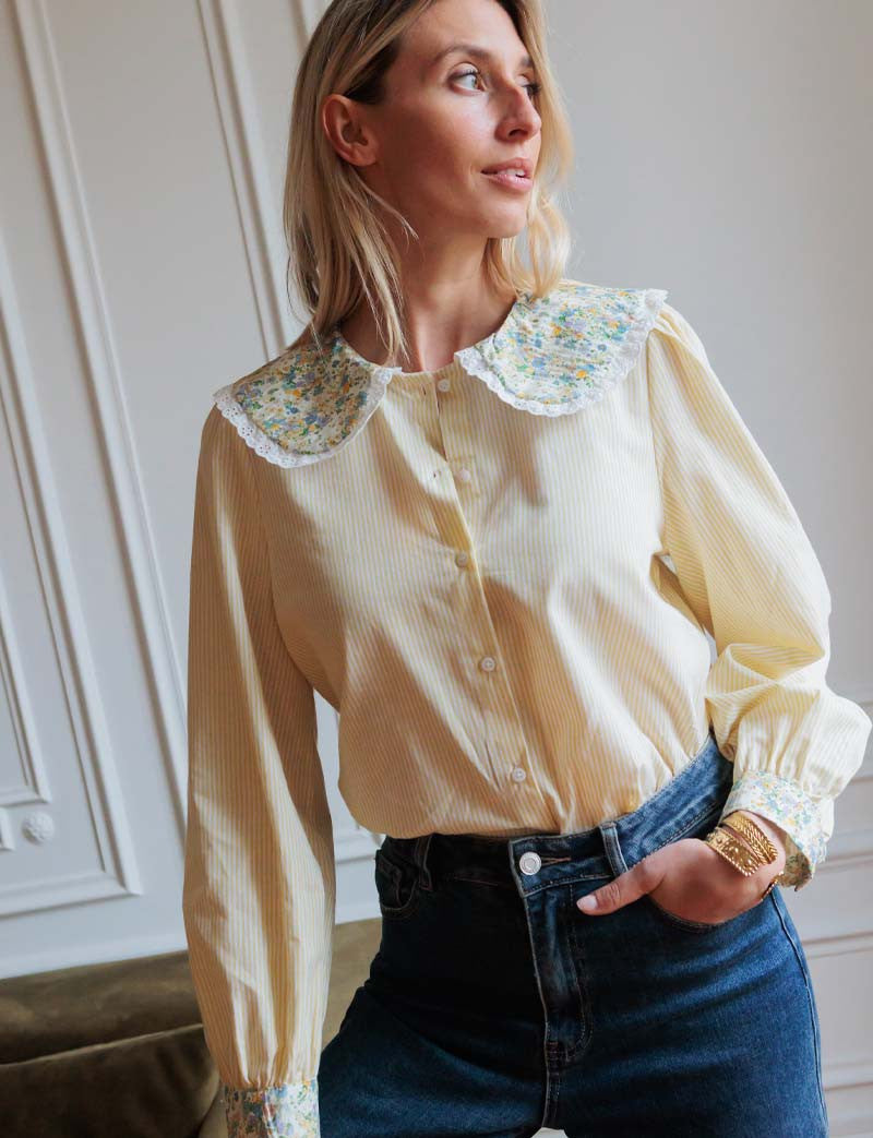 Chemise jaune Zola