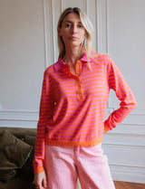 Pull rose & orange Koren