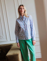 Chemise vichy & fleurie Hera