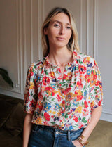 Blouse fleurie Elara