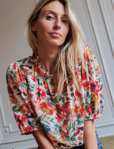 Blouse fleurie Elara