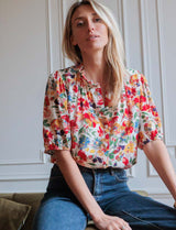 Blouse fleurie Elara