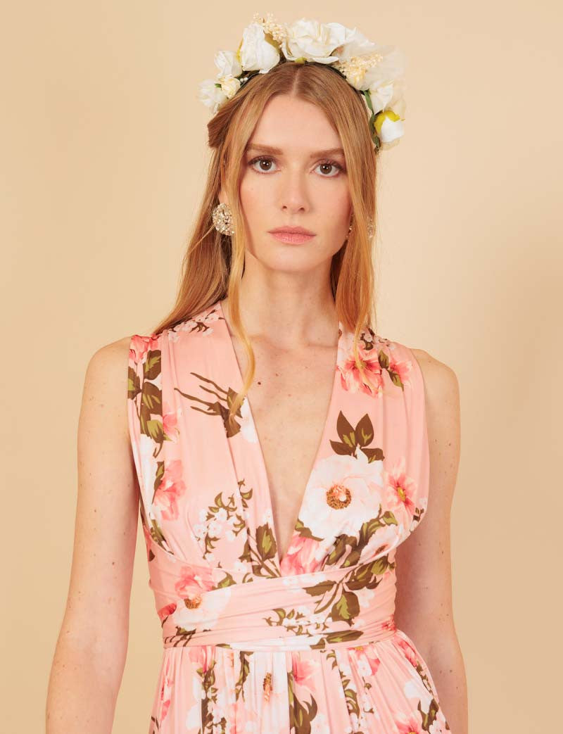 Robe rose Sara