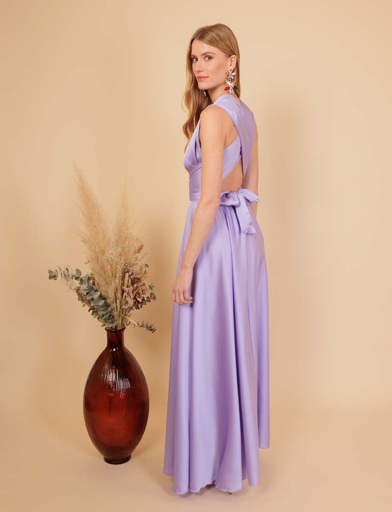 Robe lilas Layana