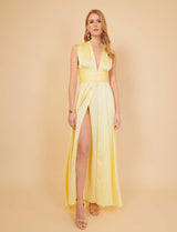 Robe jaune Layana