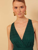 Combinaison en dentelle verte Gabriella