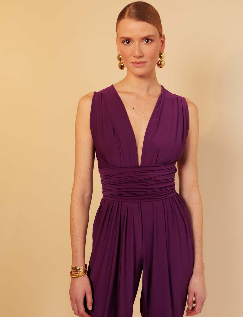 Combinaison violette Gabriella