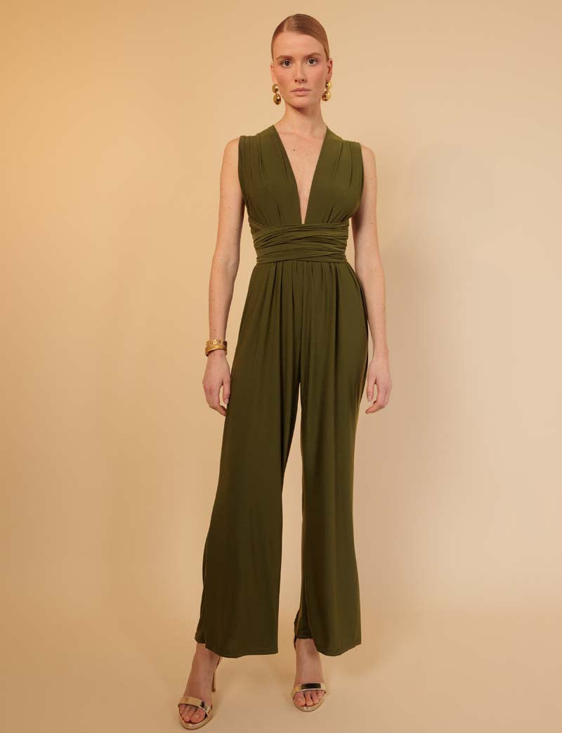 Combinaison olive Gabriella