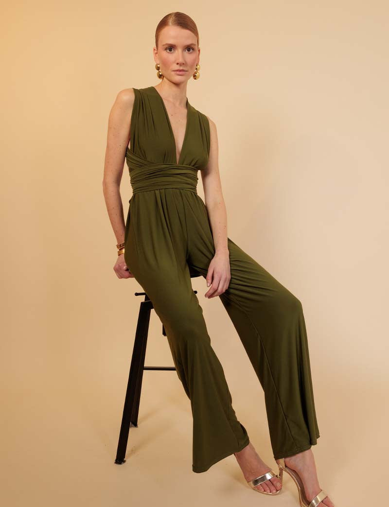 Combinaison olive Gabriella