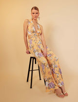 Combinaison jaune fleurie Gabriella