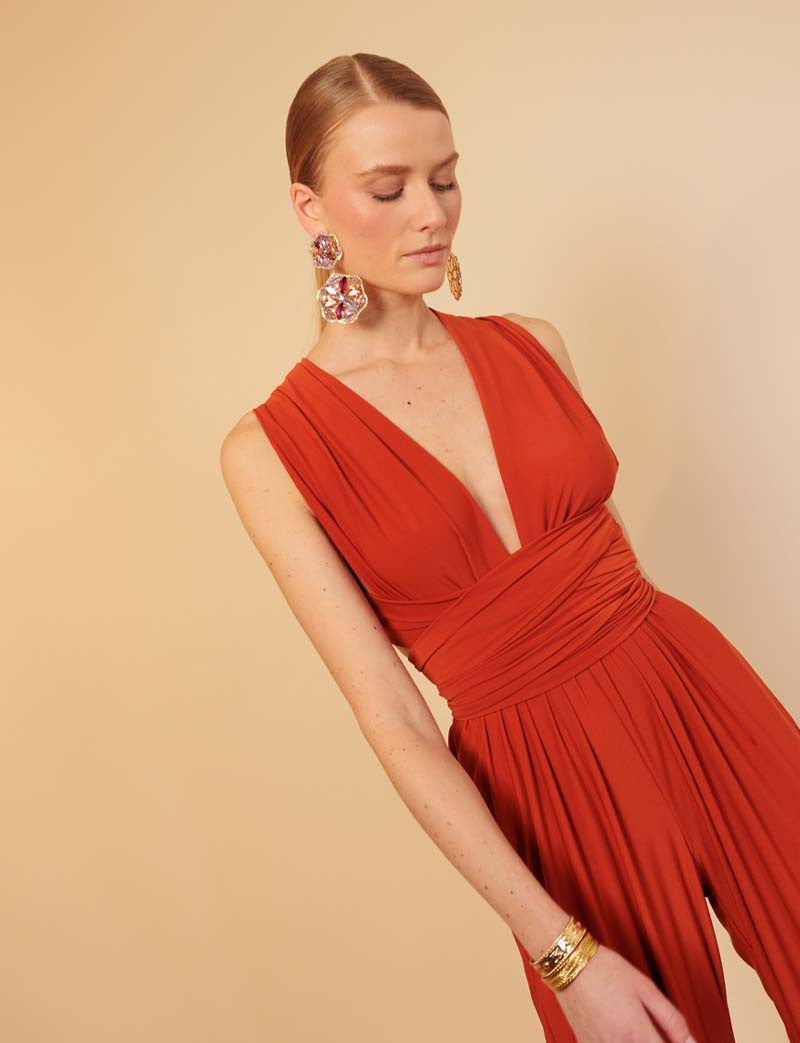 Combinaison terracotta Gabriella