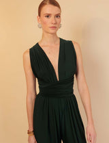 Dark Green Gabriella Jumpsuit