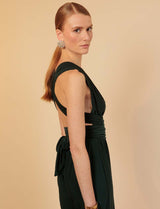 Dark Green Gabriella Jumpsuit