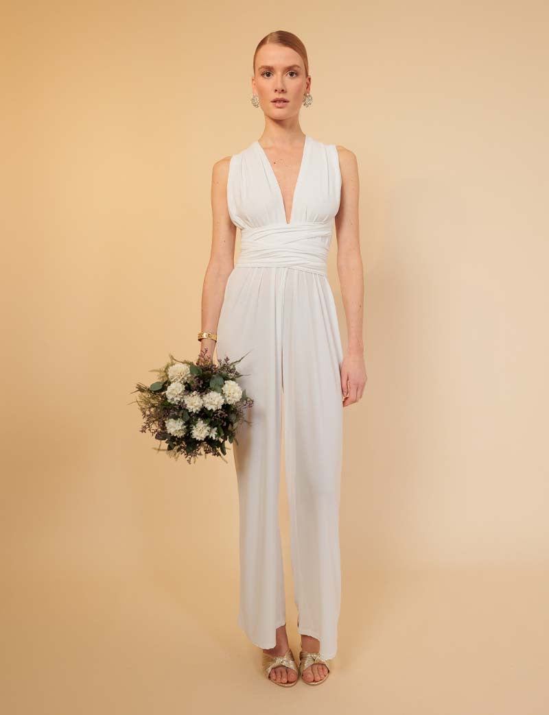 Combinaison blanche Gabriella