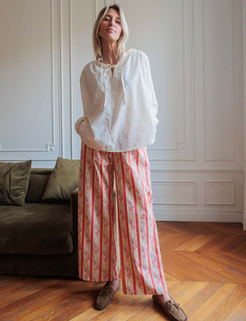 Pantalon fleuri Rosy