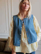 Blouse jaune Dila