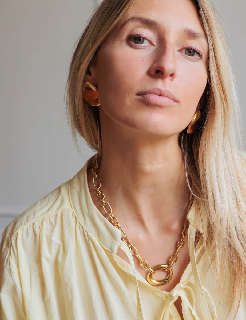 Blouse jaune Dila
