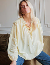 Blouse jaune Dila