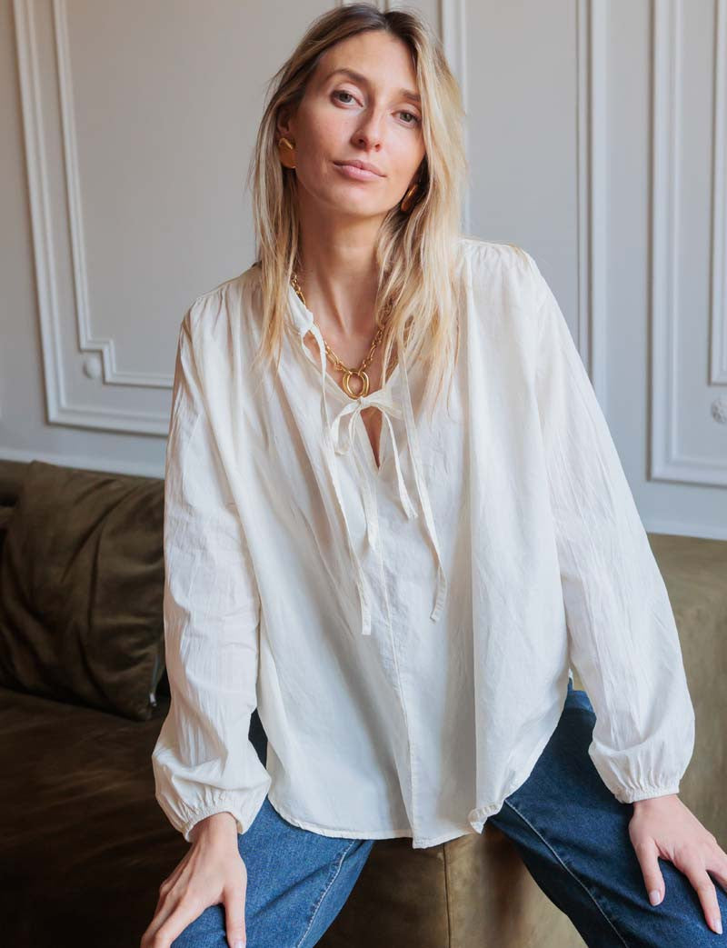Blouse écrue Dila