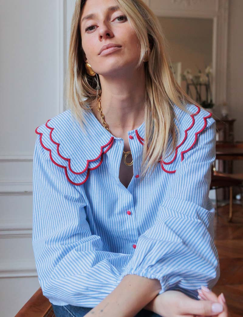 Chemise à rayures Alara